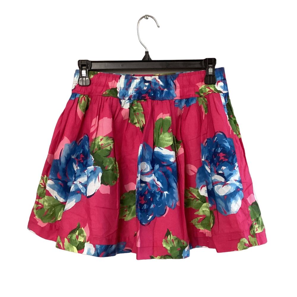 Gilly Hicks Women's Medium Magenta Skirt with Beautiful Flowers - NWOT